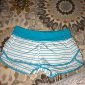 Lululemon striped shorts